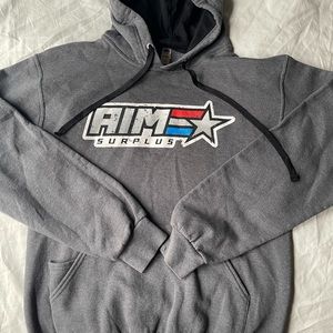 AIMSURPLUS STARS & STRIPES HOODED SWEATSHIRT